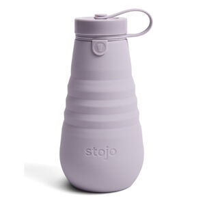 Fialová skladacia fľaša Stojo Bottle Lilac, 590 ml