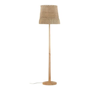 Stojacia lampa v prírodnej farbe s ratanovým tienidlom (výška  160 cm) Kakasi – Bloomingville
